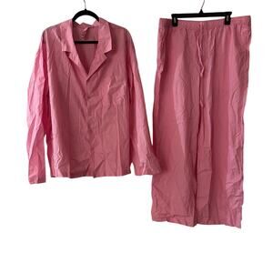 🍷Skims men’s 2pc pink pajama set size XL